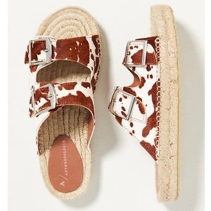 Anthropologie Double Buckle Espadrille